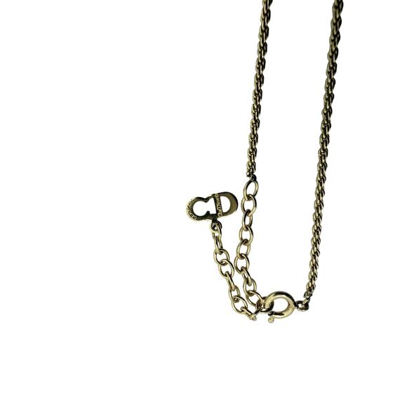 Christian Dior Necklace Gold Heart  Rare - Picture 4 of 6